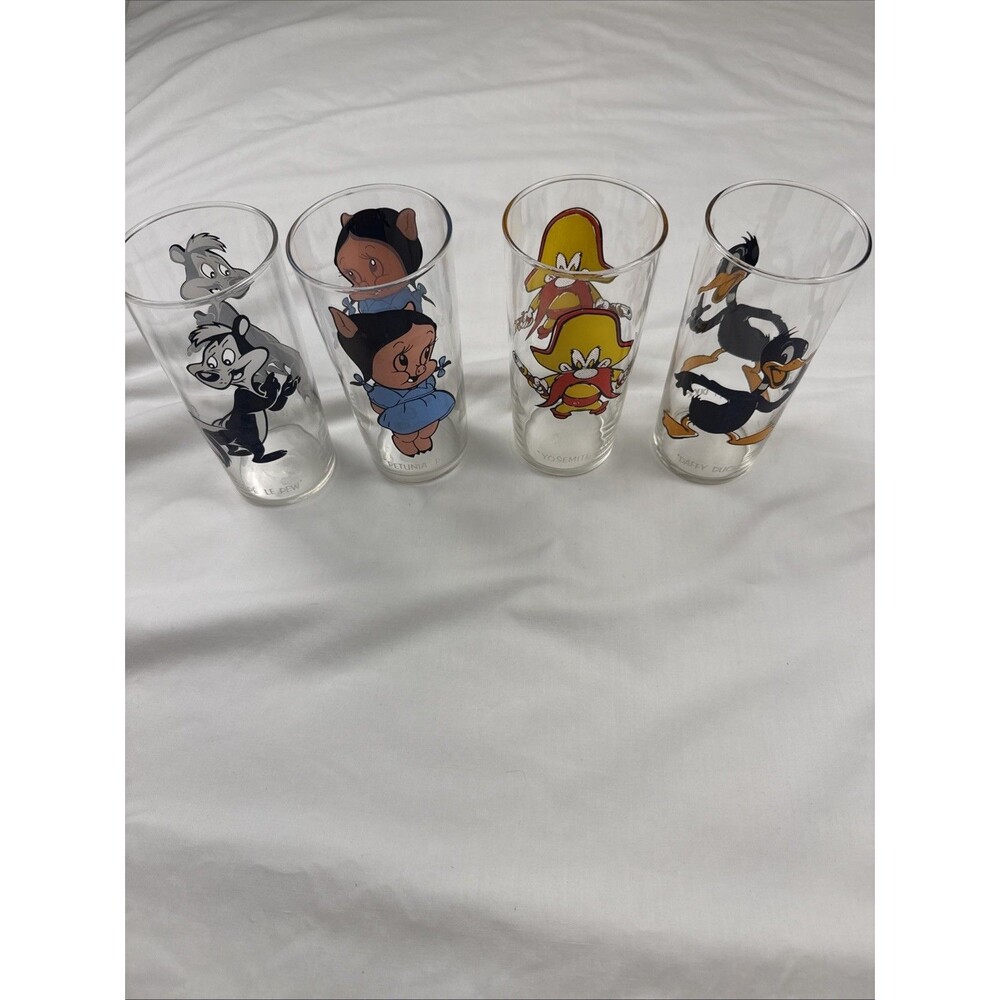 1973 Pepsi Looney Tunes Collector's Series Vintage Glasses Warner Bros